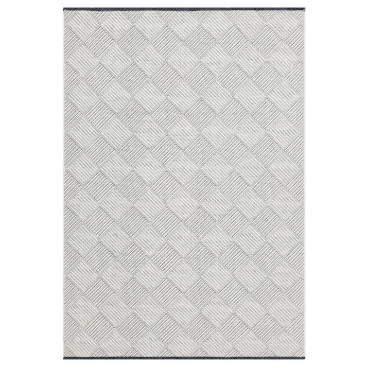 Modern Checkered Non-Slip Washable Area Rug