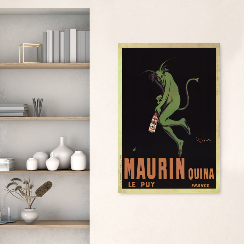 «Maurin Quina», impression d'art rétro classique rétro, H 48 po x l 32 po
