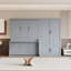 Grand lit escamotable mural avec placard-2040671434