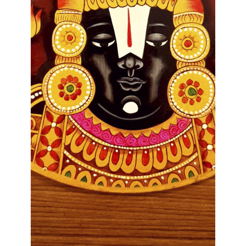 Tirupati Balaji, peinture sur bois MDF | Par Jagriti Bhardwaj