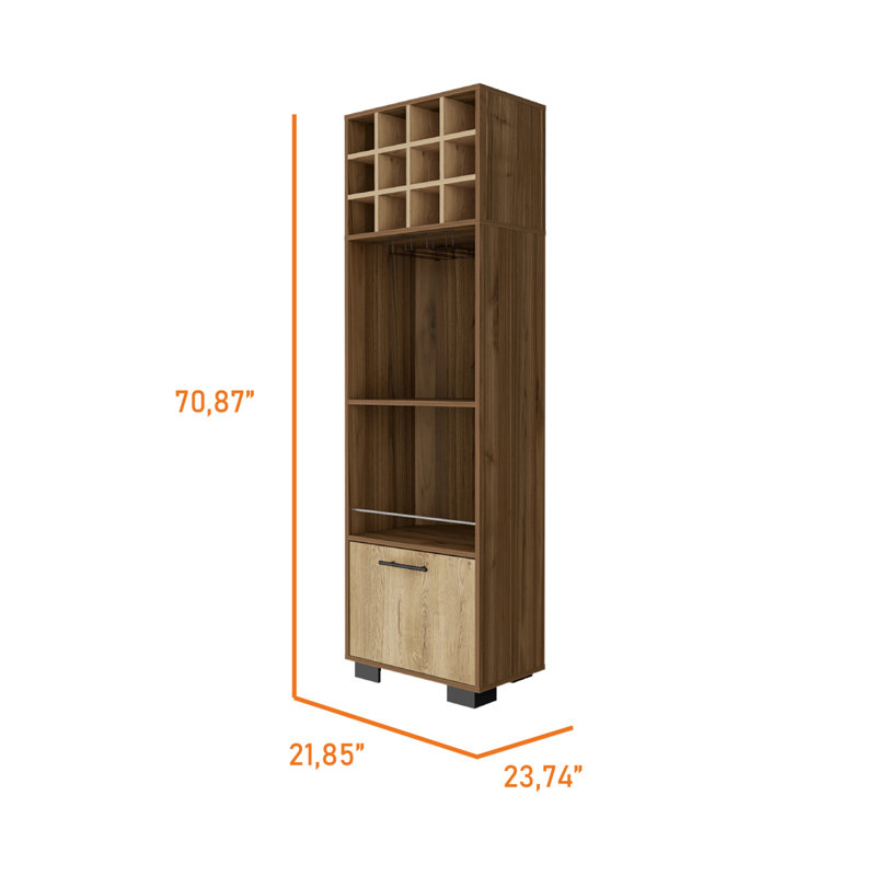 Armoire de bar Jackson et Macadamia