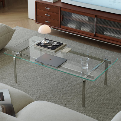 Modern Design Durable Tempered Glass Coffee Table