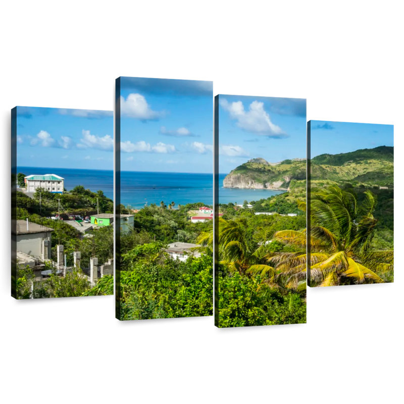 Keesha Little Bay In Montserrat, 32" H x 52" W