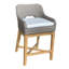 Tabouret d'extérieur en PVC avec coussin Burg-256096551