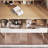 Makeup Vanity Desk with 3 Adjustable Lighted Mirror with solid wood table feet , Dressing Table Set with 4 drawers and 3 open shelves  for Small space Bedroom