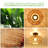 Rattan Semi Flush Mount With Dimmable LED (Bulb Include)