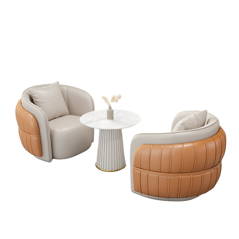 Waverly, Orange / blanc cassé