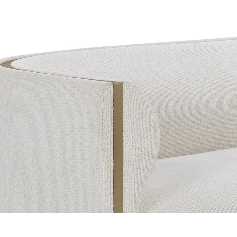 Larron Sofa, Rhea Light Barley Acrylic