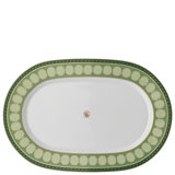 Swarovski Signum - Platter 15 3/4 In Fern Green