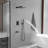 Single Handle 1-Spray Tub And 12 In. Shower Faucet 2.5 GPM With High Pressure (Valve Included)-108739170