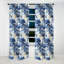 Motif tropical azur Oasis III - rideau floral - Rideau occultant floral - 1 panneau-107546212