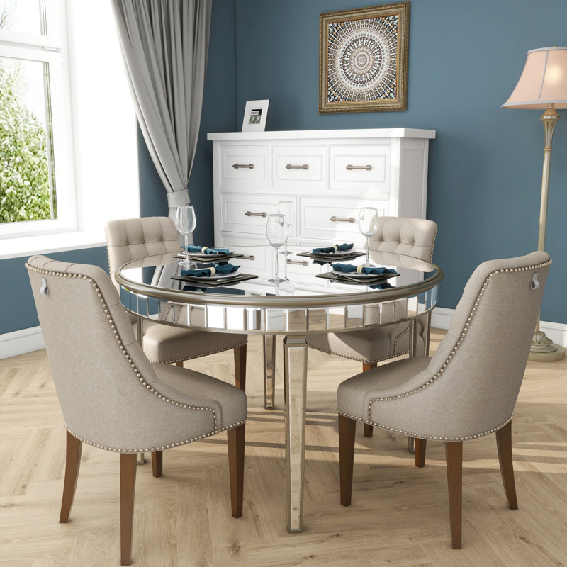 Round Table With Large Glass Top Dining Table 42 Inch Round Glass