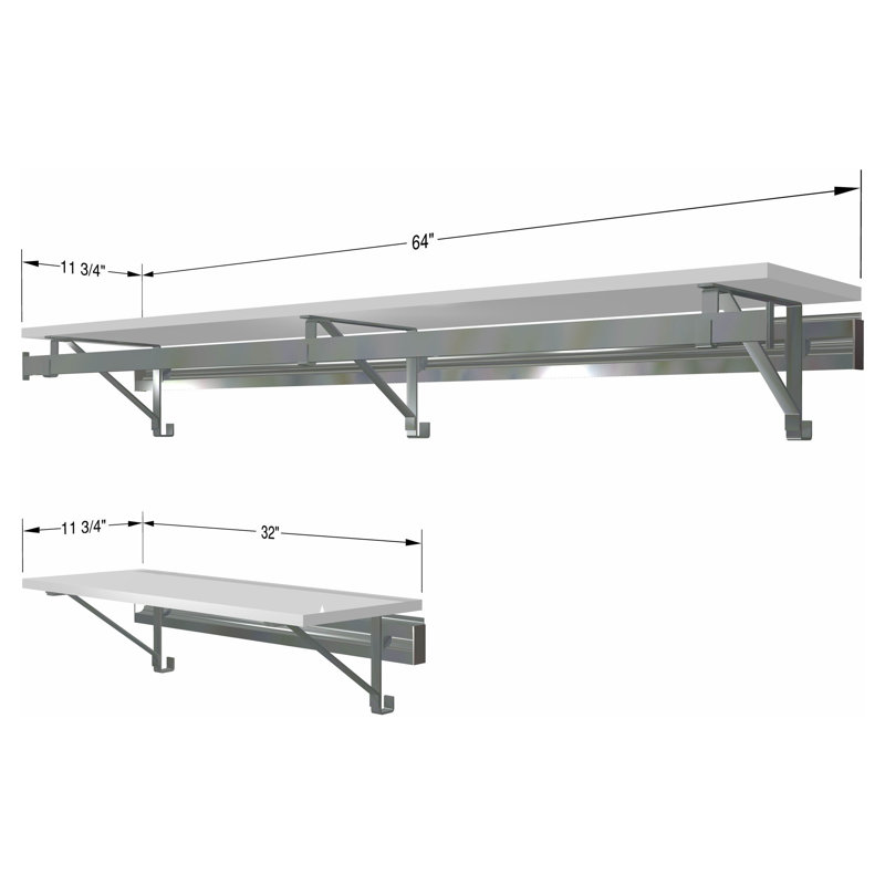 Organisateur de buanderie robuste, H 8,5 po x l 64 po x P 11,75 po