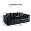100% Crushed Velvet 3 Seater Sofa-1522252468