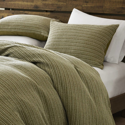 Très grand / très grand, 3 pièces, literie délavée gaufrée, conception unique, couverture surdimensionnée, touche rétro douce, tissu, housse de couette pour grand lit 3 pièces avec lavage, côtés confortables en 100% coton, finition décontract?