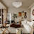 15.7'' Golden Shell Flush Mount Ceiling Light