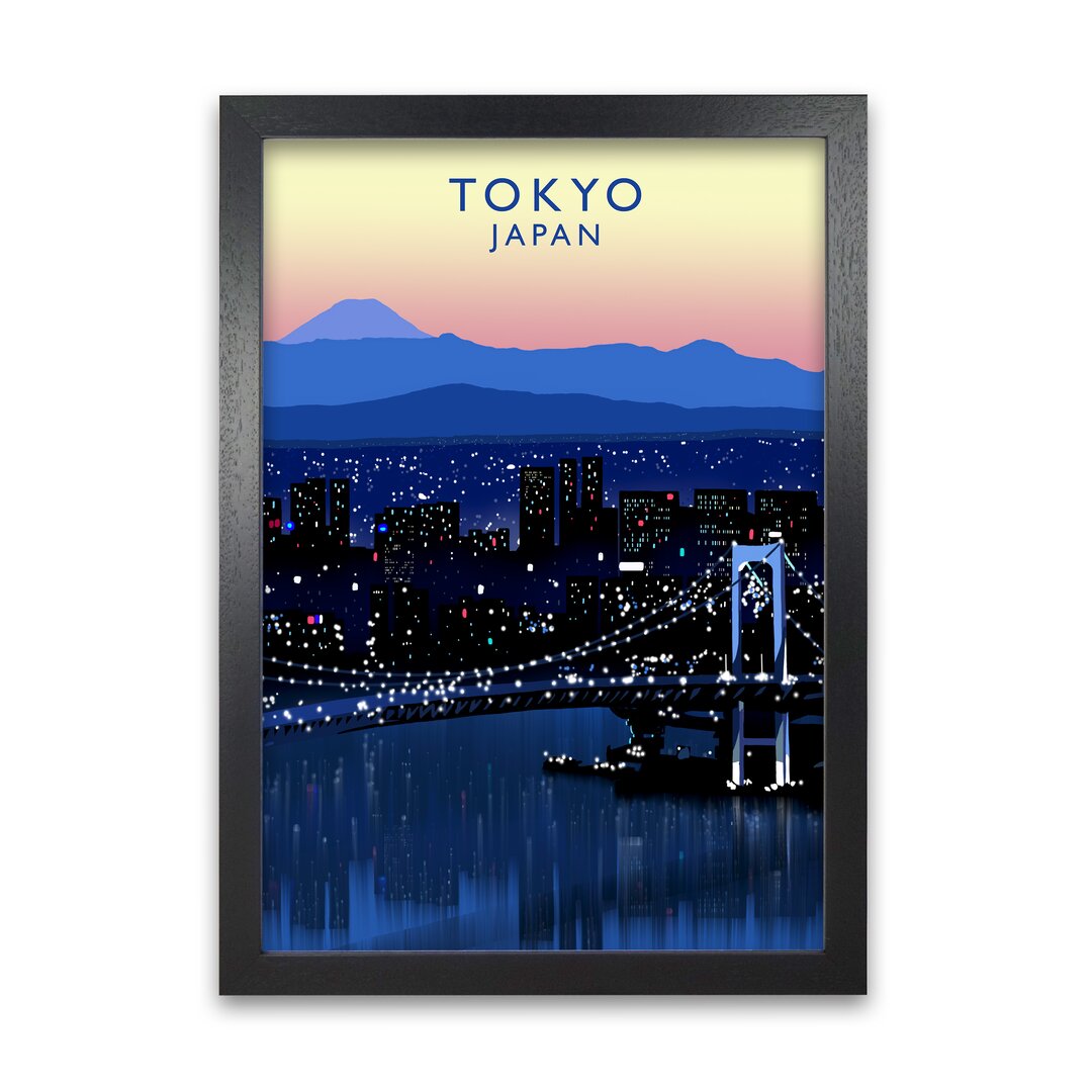 Poster Tokyo Japan von Richard O'Neill