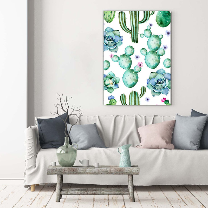 Cacti - Wrapped Canvas Print