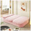 Canapé-lit de 78,7 po convertible moderne avec couverture, canapé en velours côtelé rose pour le salon-1135580154