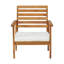 Chaise de patio avec coussins