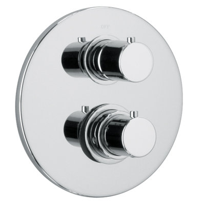 Valve thermostatique Elba avec ensemble de garniture de contrôle de volume de disque en céramique 3/4 ", valve requise