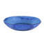 Baignoire de trempage ovale bleue transparente, 64 pouces, autoportante, pour salle de bain