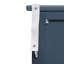 Buffet spacieux en MDF bleu avec motif sculpté pour la maison et la cuisine