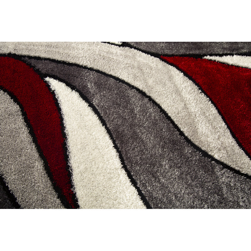 Tapis multicolore touffeté à la main Naveen, Rectangle 7 pi 6 po x 10 pi 3 po