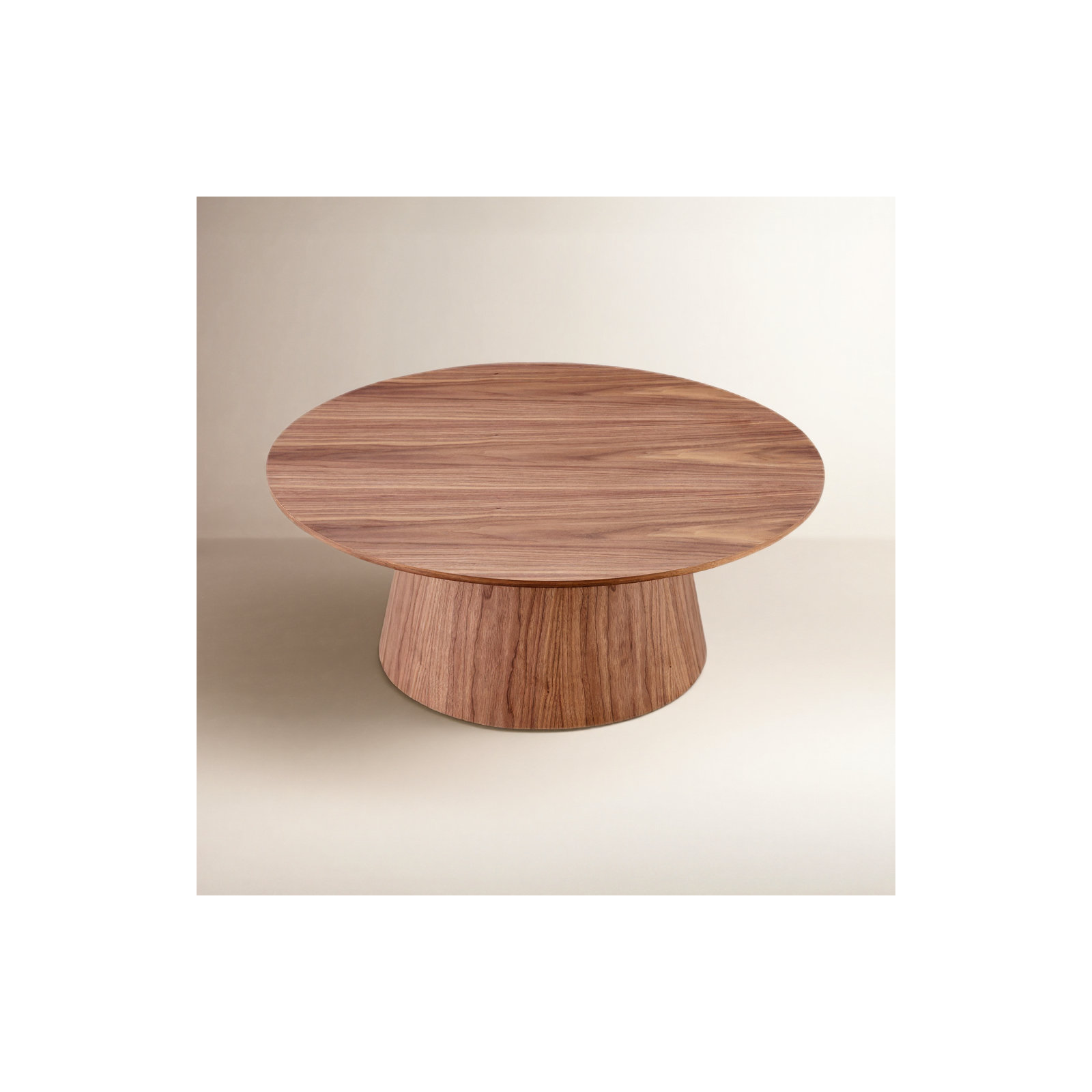 Adara Round Coffee Table, American Walnut