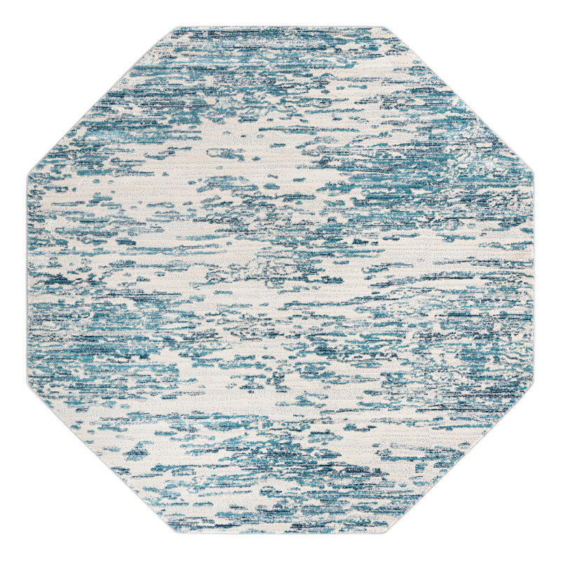 Tapis bleu Frankton, Octogone 7 pi x 7 pi