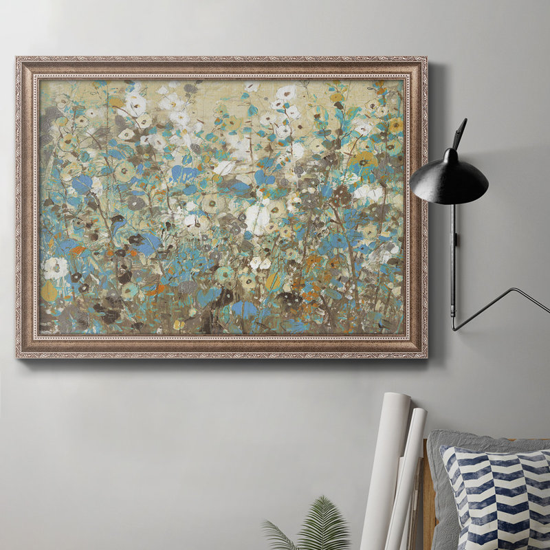 Floraison des vignes I - Peinture sur toile encadrée, H 16 po x l 20 po x P 2,5 po