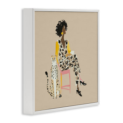 Savage Chic Glam avec giclée léopard, design par Svetlana Aleynikova