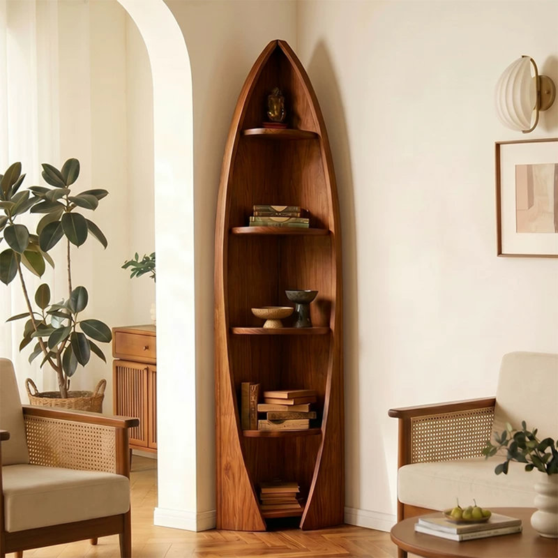 Armoire de coin Retro, Walnut