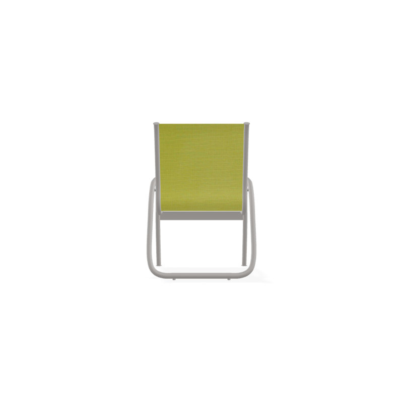 Fauteuil de patio Gardenella, Lime 38D Sunbrella®, Gris chaleureux texturé