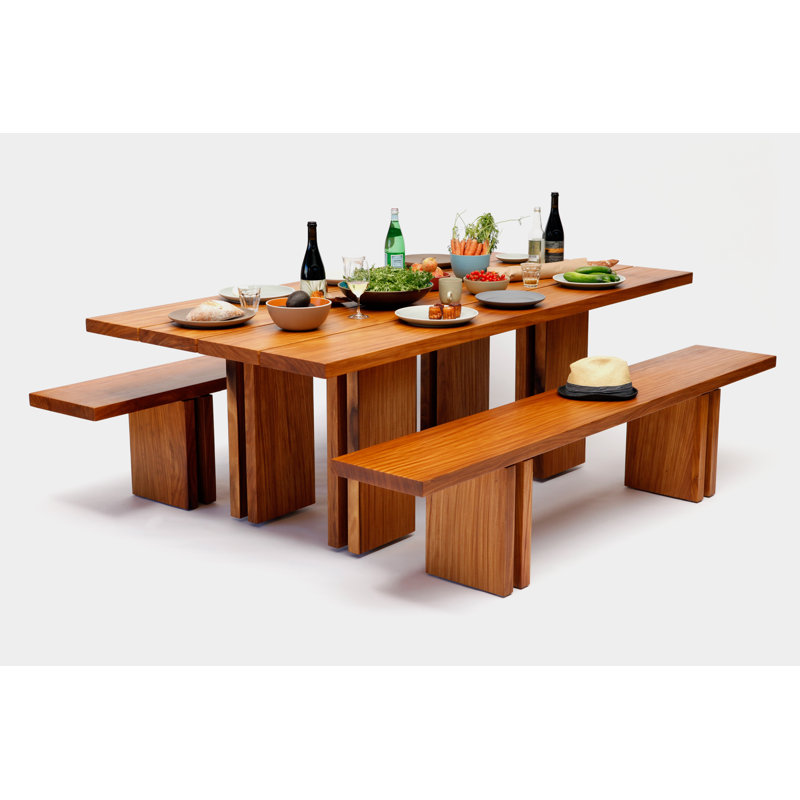 Occidental Solid Wood Dining Bench, 18" H x 96" W x 16" D