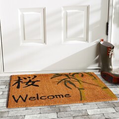 Prestia Entrance Door Mats, 30 x 60, Durable Large Outdoor Rug, Non-Slip Welcome Doormat Bloomsbury Market