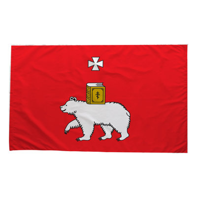 Drapeau de la ville de Perm - drapeau extérieur