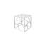 Ayriel Clear Glass Side Table