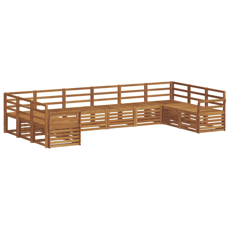 363cm Wide Patio Sectional Set