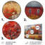 Autumn Red Barn Breeze I - Barn Wall Art-235795613-235795615
