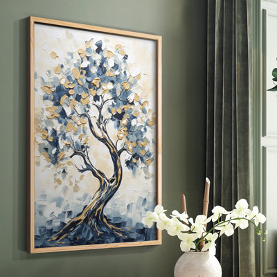 Paysages série CLxxxviii - reproduction encadrée de qualité supérieure - prêt à être accroché - aucun clou requis