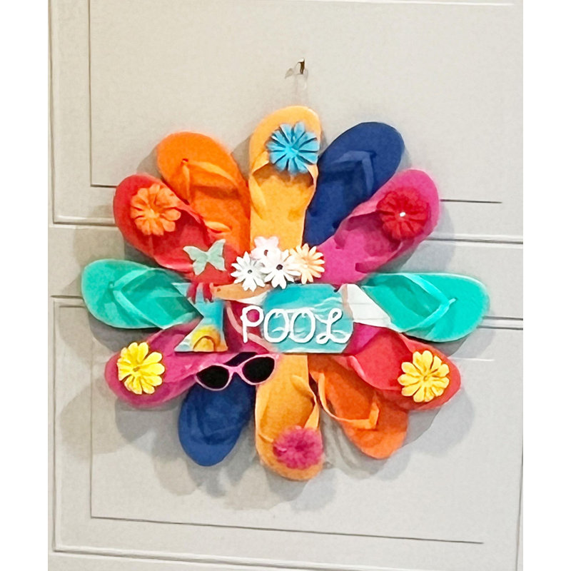 Summer Pool Wreath