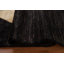Tapis noir en laine noué à la main de conception unique 5 pi 7 po x 7 pi 10 po New Age Burchette