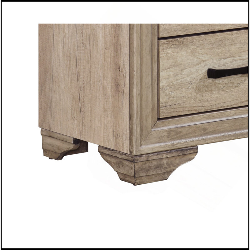 Table de chevet contemporaine en mélamine et stratifié 1Pc