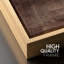Style Mid-Century brun foncé, formes abstraites neutres, grand cadre rustique, décor minimaliste M25-101791560-101791564