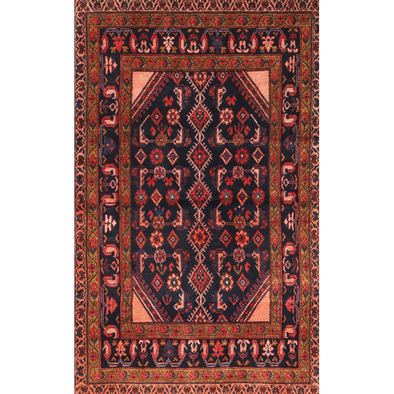 Tapis rouge à motif sud-ouest, Rectangle 6 pi x 9 pi