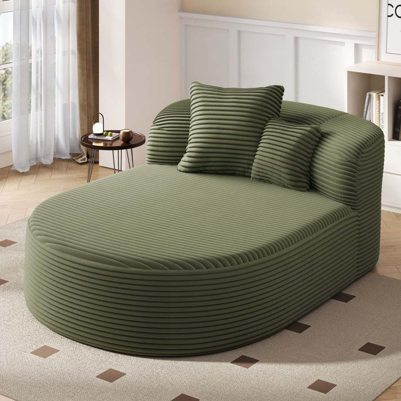 Méridienne Corduroy, Vert
