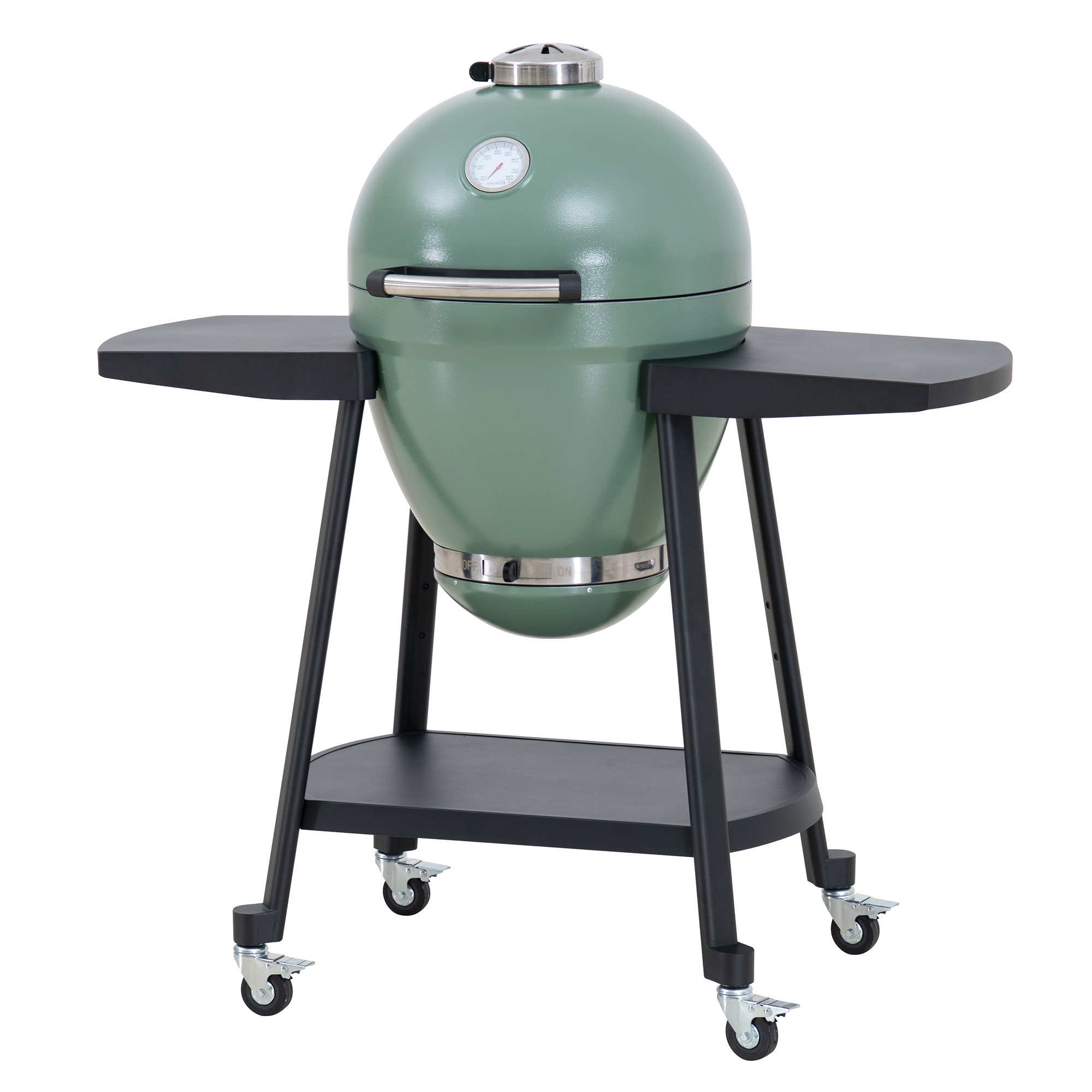Sunjoy Charcoal Grill 20-Inch Kamado Grill Outdoor Egg Grill with Pizza Stone, Ultimate BBQ Grill and Smoke & Reviews | Wayfair