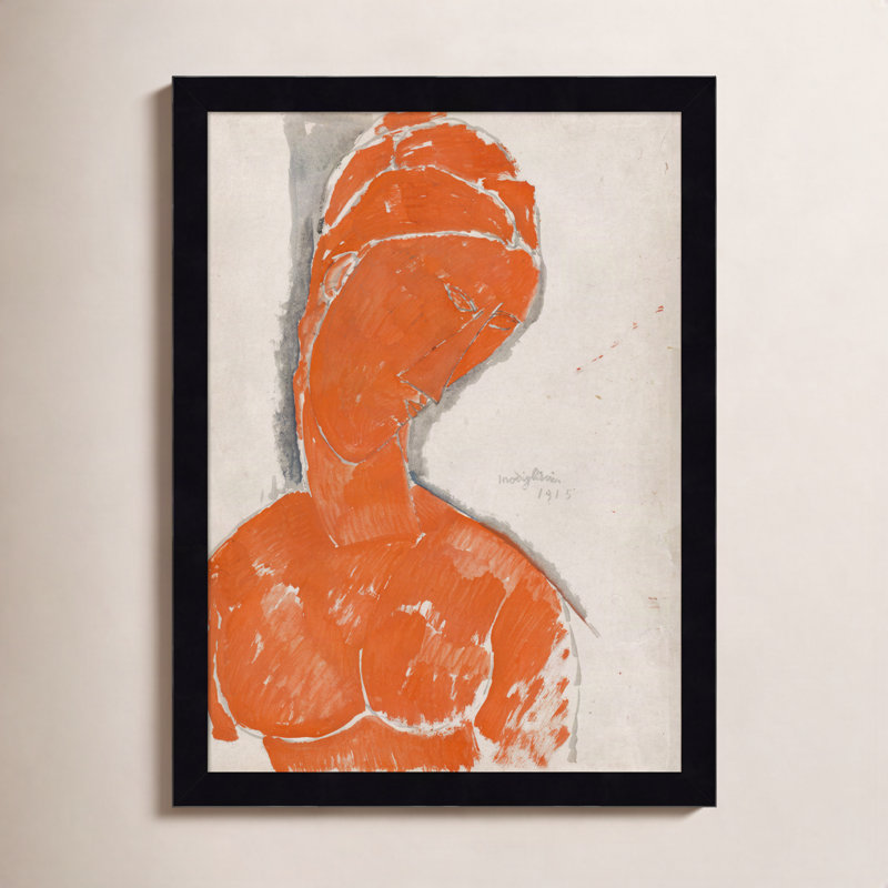 Reproduction d'art murale encadrée Rune, Noir, H 17 po x l 13 po