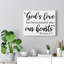 God's Love Romans 5:5 - Wrapped Canvas Print-1344386087